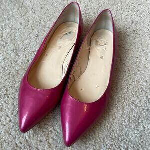Well Worn Pink Patent Leather Flats Ivanka Trump